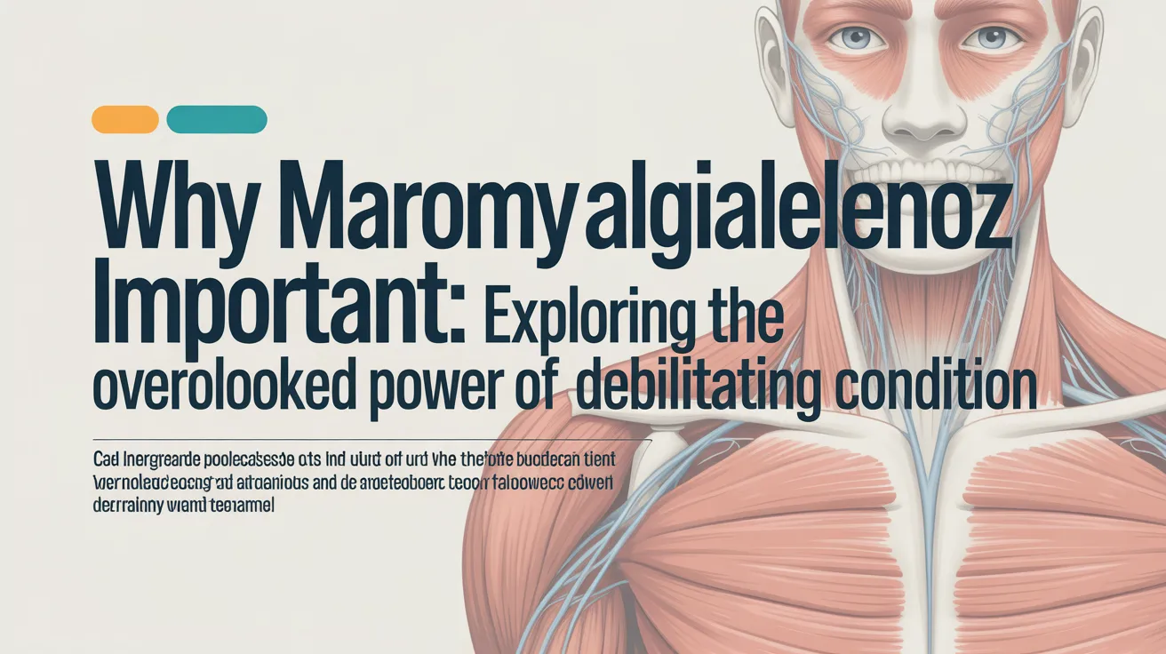 why maromyalgialenoz important